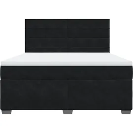 vidaXL Boxspringbett 180 x 200 cm Schwarz