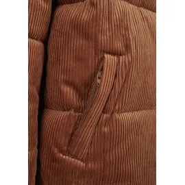 URBAN CLASSICS Boxy Corduroy Puffer Jacke Orange S