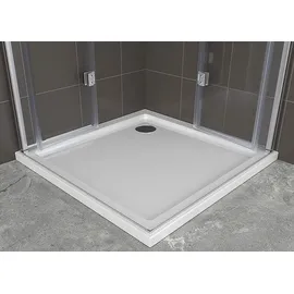 iflair i-flair Duschkabine 80x80x180 cm aus 6 mm Sicherheitsglas in Chromoptik - Dk62