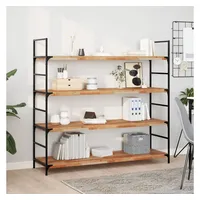 VidaXL Wandregal 160 x 40 x 4 cm Braun