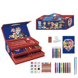 PAW PATROL Experimentierkasten 42 tlg. Paw Patrol Malkoffer Buntstifte Filzstifte Malfarben Stifte, (42-tlg)