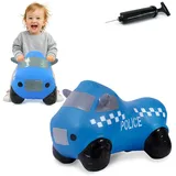 Jamara Hüpftier Police Truck mit Pumpe