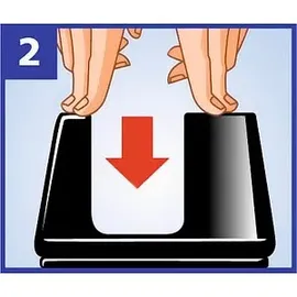 Tesa Tischabroller Compact schwarz