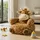 Stof Kindersitzsack, Braun, Textil, 45x45x45 cm, Wohnzimmer, Hocker, Sitzsäcke, XXL Sitzsäcke