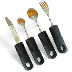 GoldenEra biegsames Essbesteck Supergrip Biegbar für Senioren mit extra großen Griffen