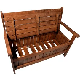Dobar Gartenbank 115 x 58 x 89 cm braun