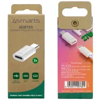 4smarts Adapter Lightning auf USB-C PD 27W 2er Set