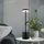 GLOBO Tischlampe Wohnzimmerleuchte Leselampe Schreibtischlampe Tischleuchte Beistelllampe, Metall Kunststoff schwarz, Touchdimmer cct, LED