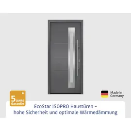 EcoStar Haustür ISOPRO IP 780S anthrazit metallic 110 x 210 cm