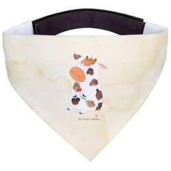 Mr. & Mrs. Panda Hundefliege Kuh – Vintage – Geschenk, Milch, Landwirtin, mittelgroße Hunde, Tuch, Polyester braun M – 22.5 cm x 12.5 cm