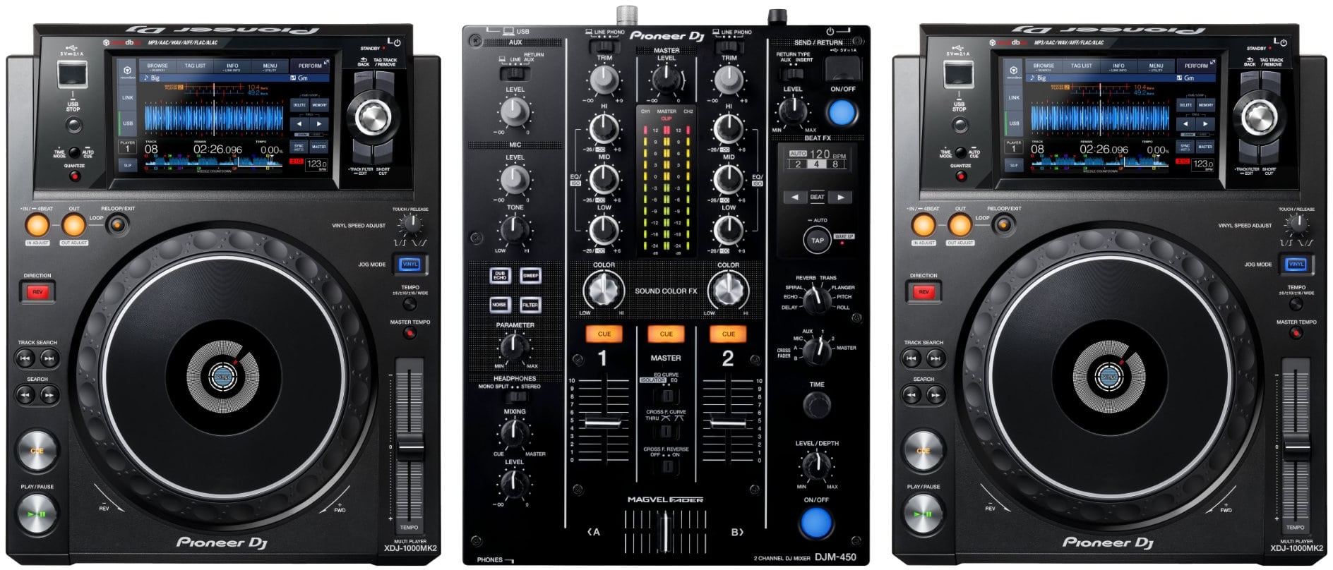 Pioneer DJ DJM-450 / Pioneer DJ XDJ-1000MK2 Set