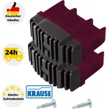 Krause Fußstopfen 61,5 x 20 mm Krause 201164 2 Stk. für CORDA Sprossenleitern Kappen