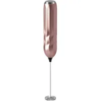 IUIRE Elektrische Milchaufschäumer, Handheld Milchschäumer Stab für Kaffee, Geschenkschaumbereiter für Kaffeeliebhaber, Latte Macchiato, Cappuccino, Matcha, batteriebetrieben (Gold)