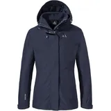 Schöffel 3in1 Style Okere WMS, wasserdichte, atmungsaktive Outdoorjacke mit herausnehmbarer Fleecejacke, warme 3in1 Jacke mit verstellbarer Kapuze, navy blazer, 38
