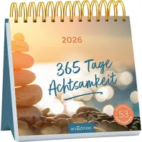 ArsEdition Postkartenkalender 365 Tage Achtsamkeit 2026