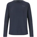 Endurance Funktionsshirt "Avan", Jungen, Gr. 116, blau (blau, meliert), 93% Polyester, 7% Elasthan, unifarben, normal, Rundhals, Shirts Funktionsshirt, mit innovativer QUICK DRY-Technologie
