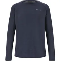 Endurance Funktionsshirt "Avan", Jungen, Gr. 116, blau (blau, meliert), 93% Polyester, 7% Elasthan, unifarben, normal, Rundhals, Shirts Funktionsshirt, mit innovativer QUICK DRY-Technologie