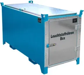 Bauer Südlohn Leuchtstoffröhren-Box SL-D 200, lackiert, Lichtblau