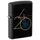 Zippo Sturmfeuerzeug - 420, Black Matte, Black Light - Nachfüllbar - Wiederverwendbar - Windfestes Design - Geschenkbox - Made in USA