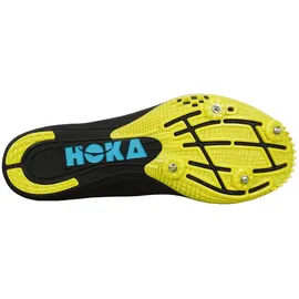 Hoka One One Rocket Middle-Distance Spikeschuh Black/Cyan - Schwarz 41 1/3 - 41 1/3, EU