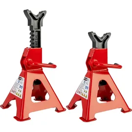 Grafner Unterstellbock Set 3T Kfz Böcke Set – 3000 kg höhenverstellbar,