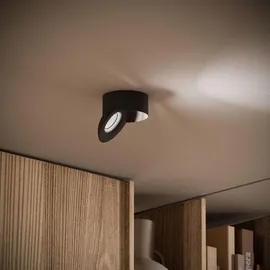 s.luce Santa Neo 3-flg. schwenkbar dimmbar Aluminium/Weiß