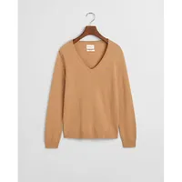 GANT Pullover Mit V-ausschnitt - Caramel Beige - L