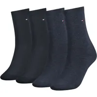 Tommy Hilfiger Socken »TH WOMEN 4P SOCK ECOM« 4 Stk. tlg. mit Logostickerei Tommy Hilfiger jeans 39-42