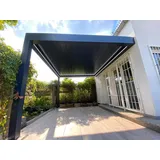 wismar nfi Lamellen Terrassenüberdachung 480 x 398 x 265 cm weiß