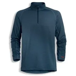 suXXeed Halfzip Shirt regular fit nachtblau, Größe XXL - nachtblau - XXL