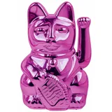 DONKEY Lucky Cat Shiny Mini Pink „Sorya“ – kleine Pinke Winkekatze/Glückskatze, Cosmic Edition, 10 cm, Design-Deko & Geschenkidee