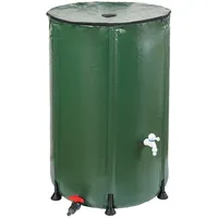 Garden Pleasure Wassertank 750L faltbar Grün Tank mit Hahn