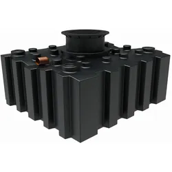 GreenLife Regenwasser-Flachtank 3.000 l mit Ausgleichsdom und begehbarer Abdeckung
