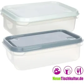 neuetischkultur Frischhaltedose transparent 0,5 l 2-teiliges Set