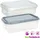 neuetischkultur Frischhaltedose transparent 0,5 l 2-teiliges Set