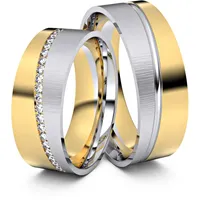 Trauringe Bad-Neuenahr-Ahrweiler 585er Weifl-/Gelbgold - 4379