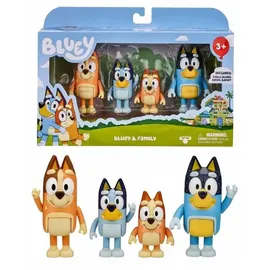 MOOSE TOYS LTD BLUEY Figuren-4er-Pack Familie