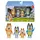 MOOSE TOYS LTD BLUEY Figuren-4er-Pack Familie