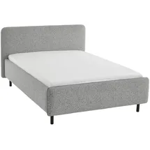 Meise Möbel Polsterbett Primo 140 x 200 cm Stoff Grau Hellgrau