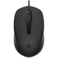 HP 150 Wired Mouse (Kabelgebunden), Maus, Schwarz
