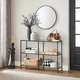 VASAGLE Konsolentisch 100 x 73 x 30 cm schwarz