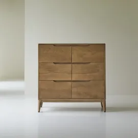 Tikamoon Kommode Gabrielle Schubladenkommode braun