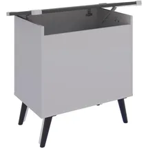 VCM Holztruhe Maße ca. H. 65 x B. 68 x T. 39 cm Kiste für alle Wohnräume Aufbewahrungsbox Kiste - Bosula L