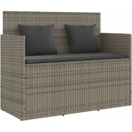 vidaXL Gartenbank 112 x 55 x 91 cm Grau