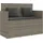 vidaXL Gartenbank 112 x 55 x 91 cm Grau