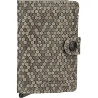 Secrid Miniwallet Hexagon Unisex Geldbörse grau