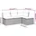 vidaXL Garten-Lounge-Set 4-tlg. braun