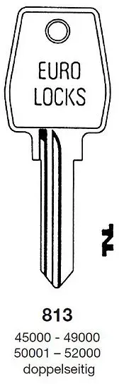 Schlüsselrohling EURO LOCKS 813