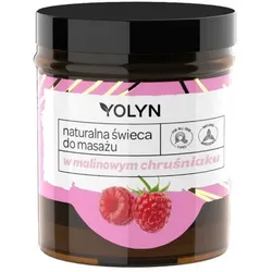 YOLYN Natural Massage Kerze - Im Himbeerzweig 120ml 0,12 l