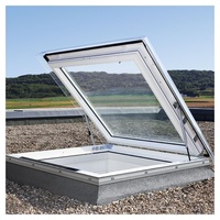 VELUX Flachdachfenster Basis-Element CXP 0473Q Kunststoff Manuell, 100x100 cm